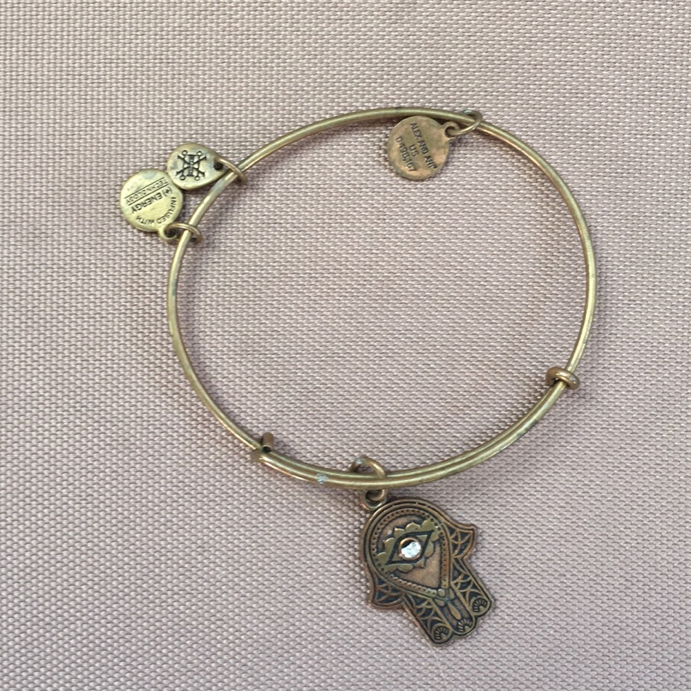 Alex and ani gold bracelet